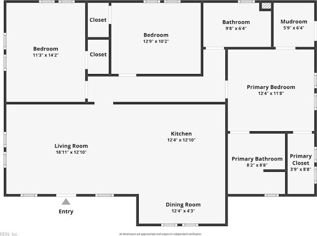 1006 Mayfield Ave, Chesapeake, VA 23324 - property floor plan