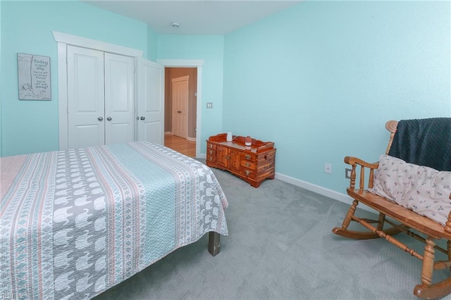 1920 Flintshire Dr, Chesapeake, VA 23323 - bedroom featuring carpet flooring, a closet, and baseboards