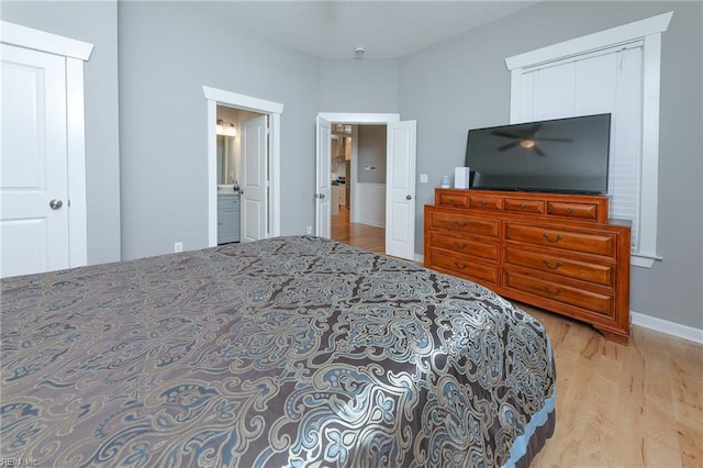 1920 Flintshire Dr, Chesapeake, VA 23323 - bedroom featuring wood finished floors, baseboards, and ensuite bath