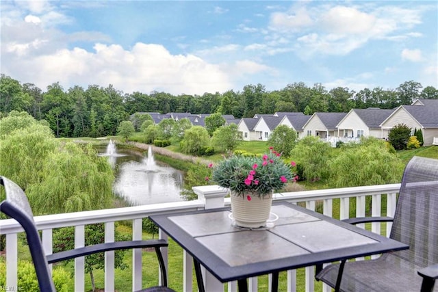 3907 Ethan Ln, Williamsburg, VA 23188 - balcony featuring a water view and a residential view