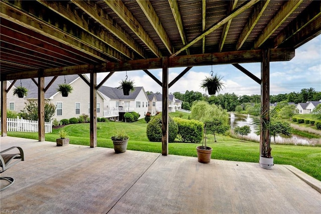 3907 Ethan Ln, Williamsburg, VA 23188 - view of patio with a residential view