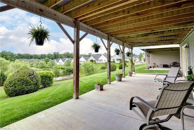 3907 Ethan Ln, Williamsburg, VA 23188 - view of patio with a residential view
