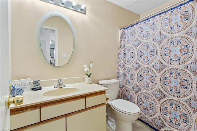 5113 Thatcher Way, Virginia Beach, VA 23456 - bathroom featuring toilet, vanity, and a shower with curtain