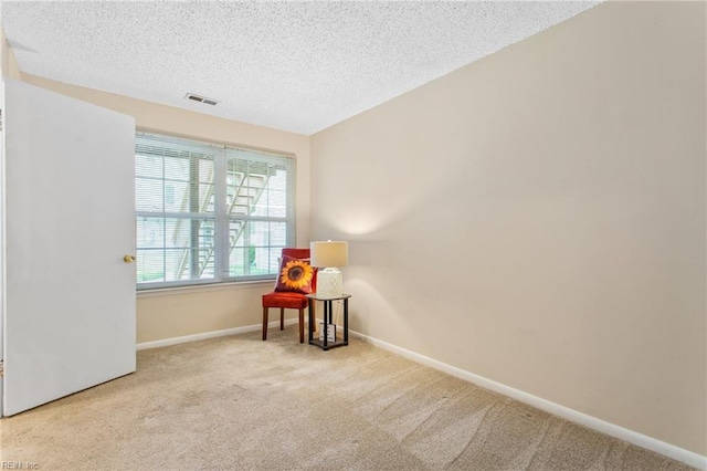 5113 Thatcher Way, Virginia Beach, VA 23456 - living area featuring carpet flooring, a textured ceiling, and baseboards
