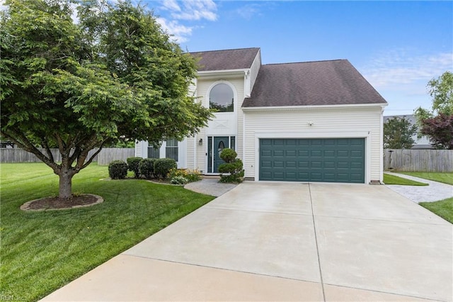 401 Fire Box Ct, Chesapeake, VA 23323 - view of front of home featuring a garage, driveway, and roof with shingles