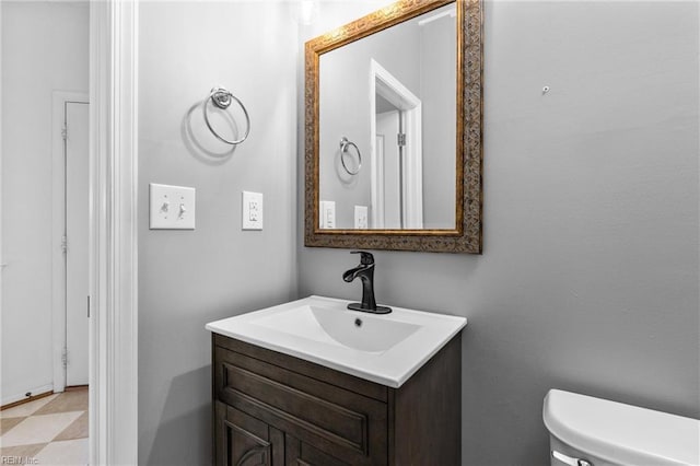 401 Fire Box Ct, Chesapeake, VA 23323 - half bathroom with vanity and toilet