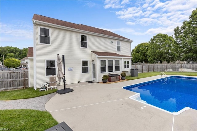 401 Fire Box Ct, Chesapeake, VA 23323 - view of pool with a patio area and a fenced backyard