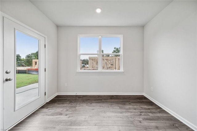 3032 Dalton Cir, Suffolk, VA 23435 - empty room featuring wood finished floors and baseboards