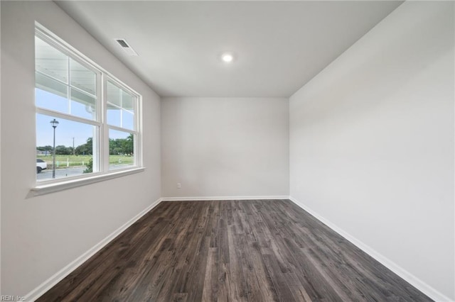 3032 Dalton Cir, Suffolk, VA 23435 - spare room with dark wood-type flooring and baseboards