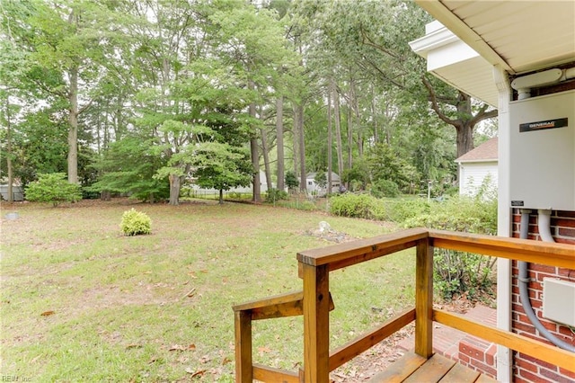 449 Martha Lee Dr, Hampton, VA 23666 - view of green lawn with view of wooded area