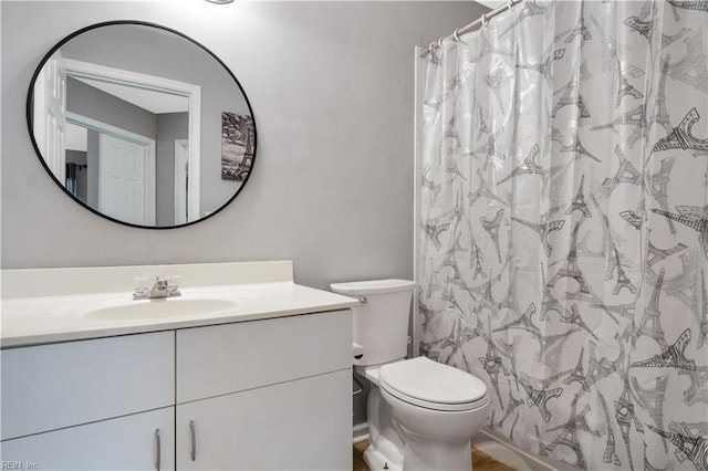 189 Shoal Crk, Williamsburg, VA 23185 - full bath with vanity, toilet, and curtained shower