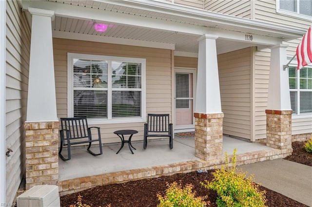 1120 Veranda Way, Chesapeake, VA 23320 - view of covered porch