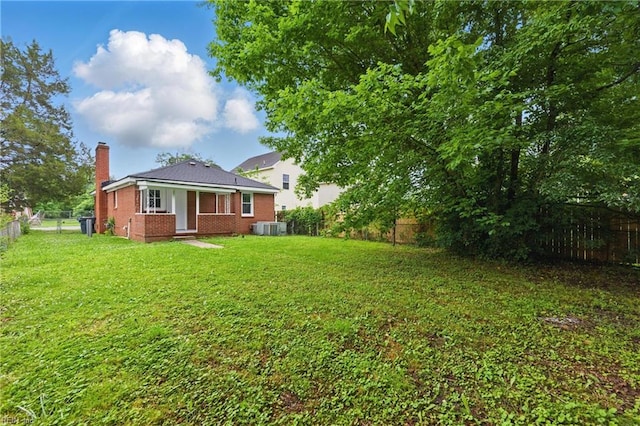 111 S Lloyd St, Suffolk, VA 23434 - view of yard featuring central AC unit