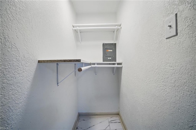 8715 Semmes Ave, Norfolk, VA 23503 - spacious closet with marble look tile flooring and electric panel