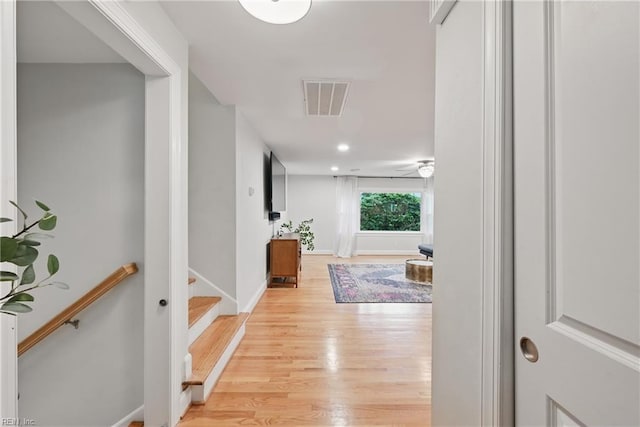 4629 Hermitage Rd, Virginia Beach, VA 23455 - corridor with wood finished floors, baseboards, and recessed lighting