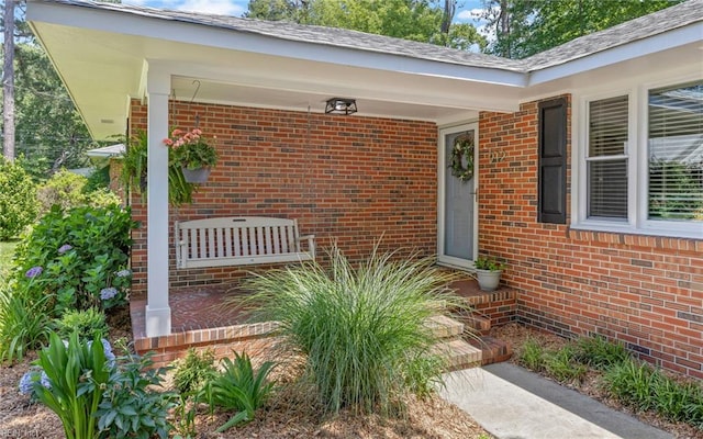 912 Marque Ct, Virginia Beach, VA 23464 - doorway to property featuring brick siding