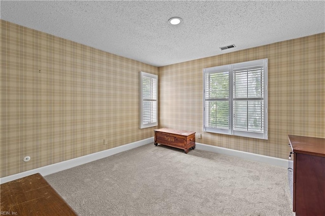 400 Discovery Rd, Virginia Beach, VA 23451 - spare room with a textured ceiling, carpet, and baseboards