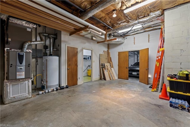 400 Discovery Rd, Virginia Beach, VA 23451 - unfinished below grade area featuring water heater