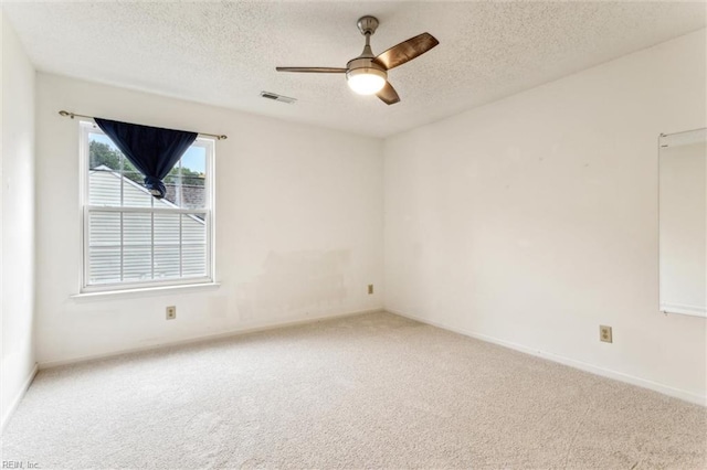 109 Lenora Cv, Smithfield, VA 23430 - carpeted empty room featuring a textured ceiling, ceiling fan, and baseboards