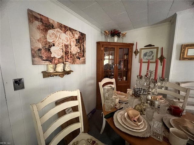 1717 Old Ferry Rd, Hudgins, VA 23076 - dining room featuring crown molding