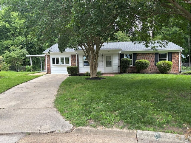432 Maryle Ct, Newport News, VA 23602 - ranch-style home featuring driveway and brick siding