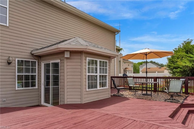 3005 Beech Grove Ln, Suffolk, VA 23435 - view of wooden deck