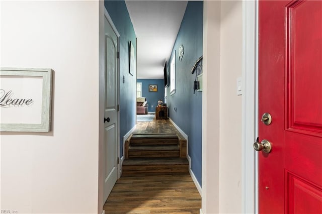891 Bells Mill Rd, Chesapeake, VA 23322 - corridor with wood finished floors