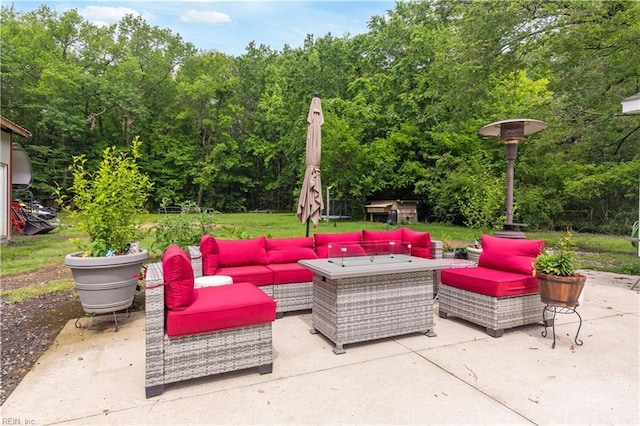 891 Bells Mill Rd, Chesapeake, VA 23322 - view of patio with outdoor lounge area