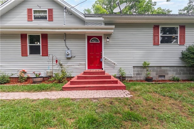 891 Bells Mill Rd, Chesapeake, VA 23322 - view of front of property with crawl space