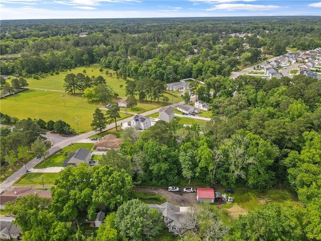 891 Bells Mill Rd, Chesapeake, VA 23322 - aerial perspective of suburban area with a forest