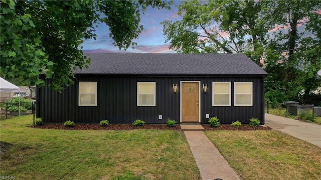 1807 Rawood Dr, Hampton, VA 23663 - view of front of home featuring a shingled roof and board and batten siding
