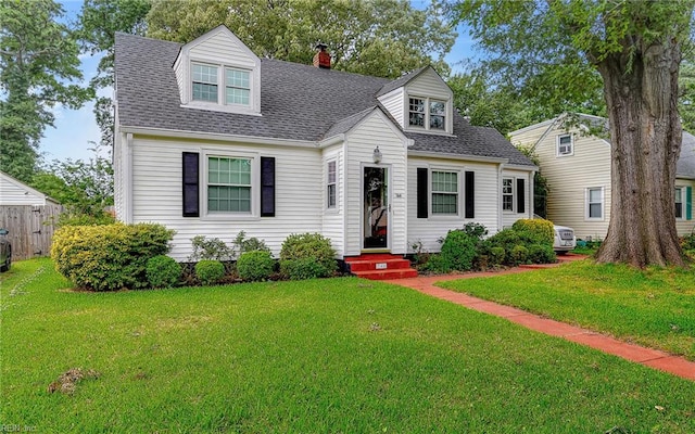 746 Burksdale Rd, Norfolk, VA 23518 - cape cod house with a chimney and a shingled roof