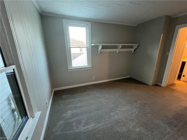 714 B St, Chesapeake, VA 23324 - empty room with carpet, ornamental molding, and baseboards