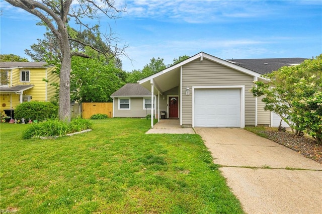 1700 Dylan Dr, Virginia Beach, VA 23464 - view of front facade with concrete driveway and an attached garage