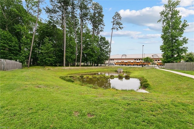 105 Brogden Ct, Hampton, VA 23666 - view of yard featuring a water view