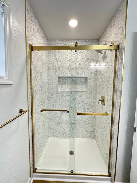 128 Ridgewood Rd, Chesapeake, VA 23325 - bathroom with a stall shower