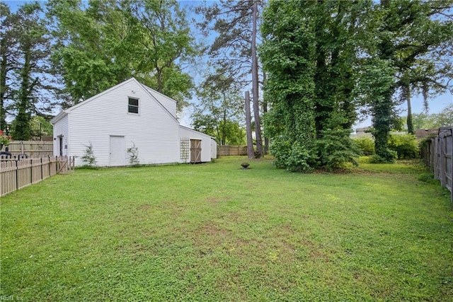 740 Hilda Pine Dr, Chesapeake, VA 23322 - view of yard with an outdoor structure