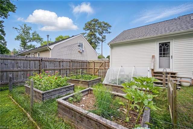 740 Hilda Pine Dr, Chesapeake, VA 23322 - view of yard with entry steps and a garden