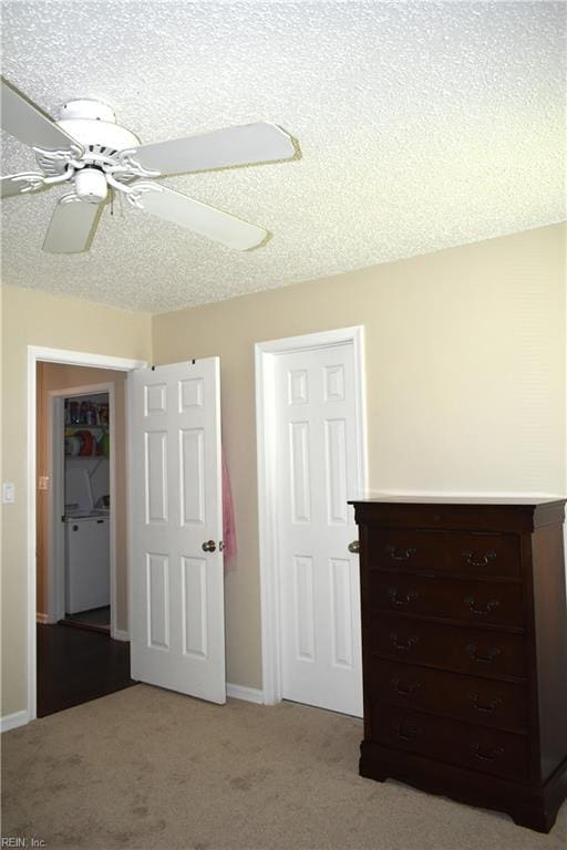 1176 Pond Cypress Dr, Virginia Beach, VA 23455 - bedroom featuring carpet, a ceiling fan, baseboards, and a textured ceiling