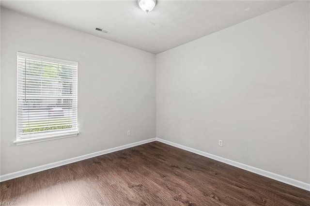 408 Coastal Walk Pl Unit 102, Virginia Beach, VA 23451 - unfurnished room featuring dark wood-type flooring and baseboards