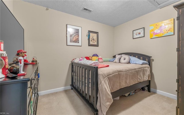 106 Edith Wharton Sq, Newport News, VA 23606 - bedroom featuring light carpet, baseboards, and a textured ceiling