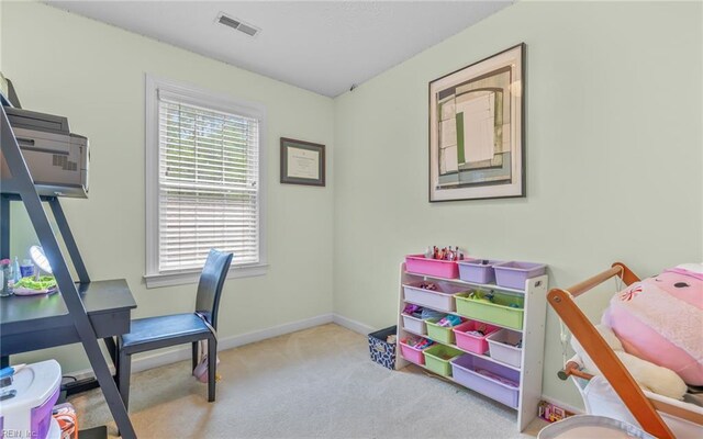 106 Edith Wharton Sq, Newport News, VA 23606 - home office with carpet flooring and baseboards