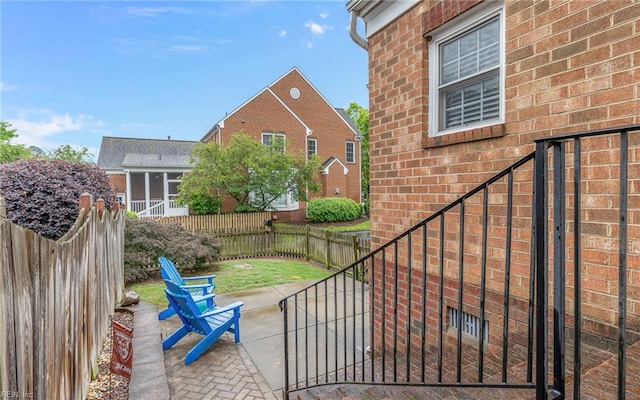 106 Edith Wharton Sq, Newport News, VA 23606 - view of patio featuring a sunroom