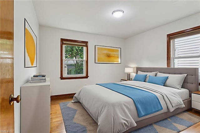 702 Blair Ave, Hampton, VA 23661 - bedroom featuring light wood-style floors and baseboards