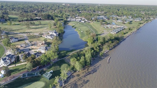 509 River Blfs, Williamsburg, VA 23185 - aerial view of property and surrounding area with a nearby body of water and a forest