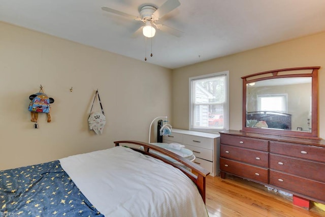 428 Macdonald Cres, Norfolk, VA 23505 - bedroom featuring light wood finished floors and a ceiling fan