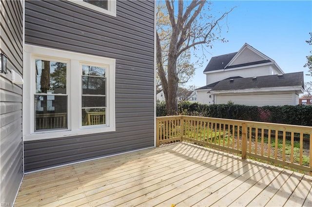 3711 Abingdon Cir, Norfolk, VA 23513 - view of wooden terrace