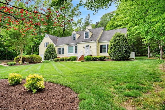 210 John Pott Dr, Williamsburg, VA 23188 - cape cod home featuring a front lawn