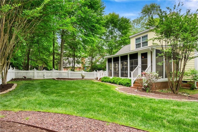 210 John Pott Dr, Williamsburg, VA 23188 - view of yard with a sunroom