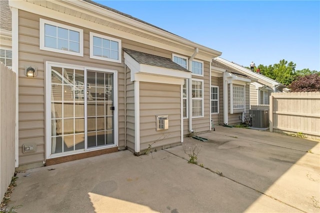 310 Lighthouse Way, Carrollton, VA 23314 - back of property with a patio area and central air condition unit